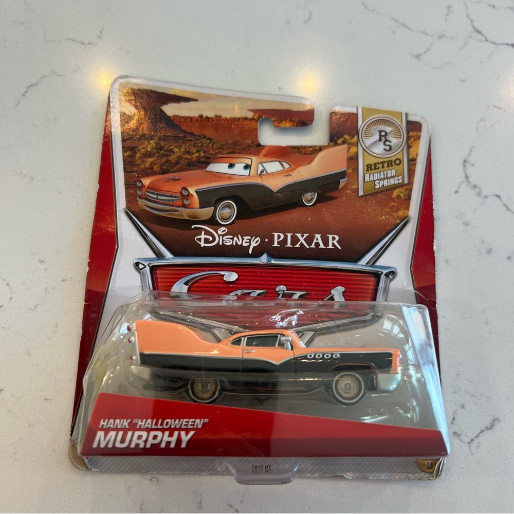 Mattel Disney Pixar Cars Hank 'Halloween' Murphy Black and Orange Toy Car